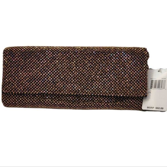 Gunne Sax by Jessica McClintock Helena Diamond Clutch Mesh‎ Evening Bag - Picture 4 of 15